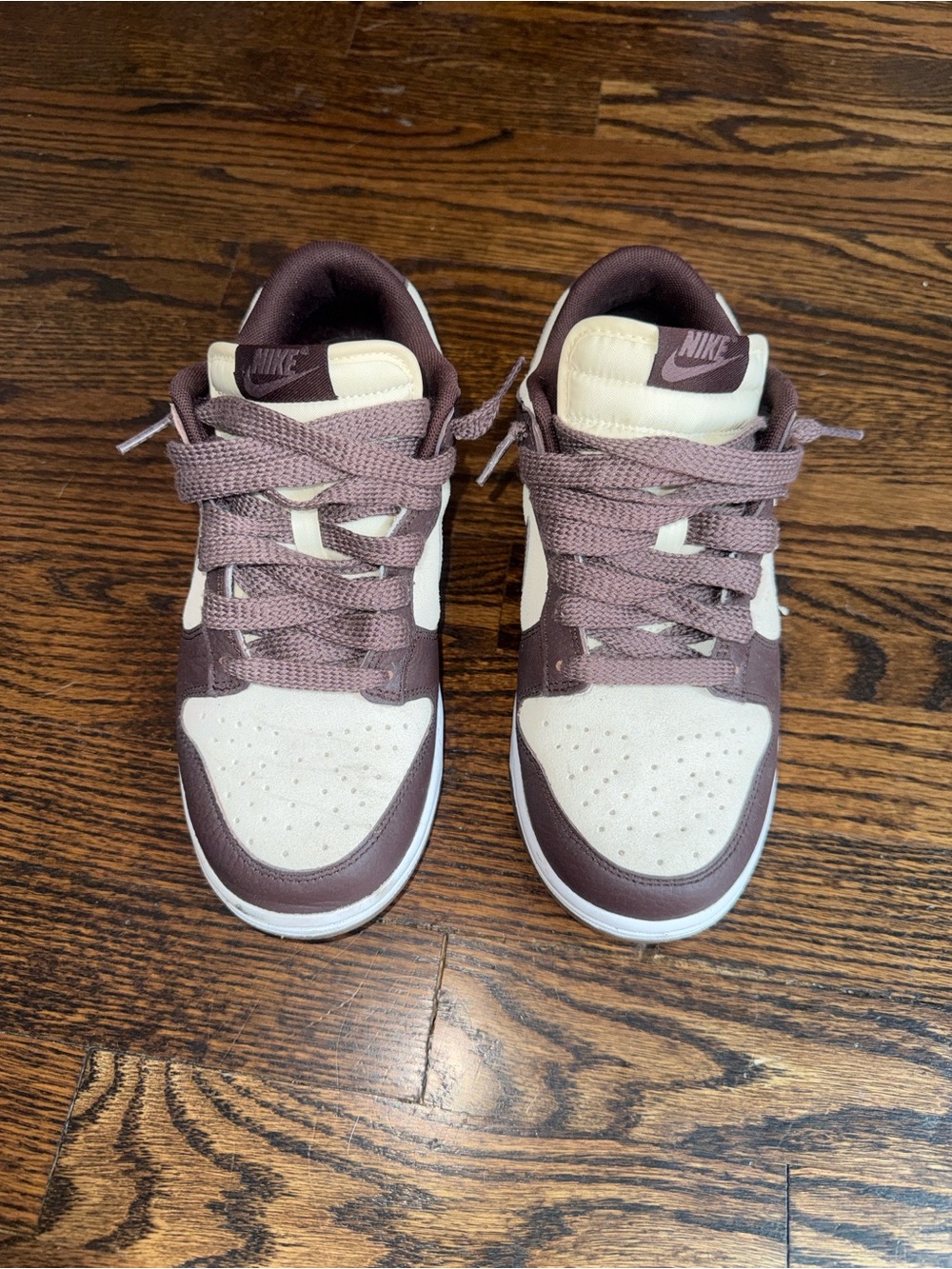 Nike Dunk Low "Plum Eclipse" Coconut Milk/Earth Brown - Women's 8.5 / Men's 7